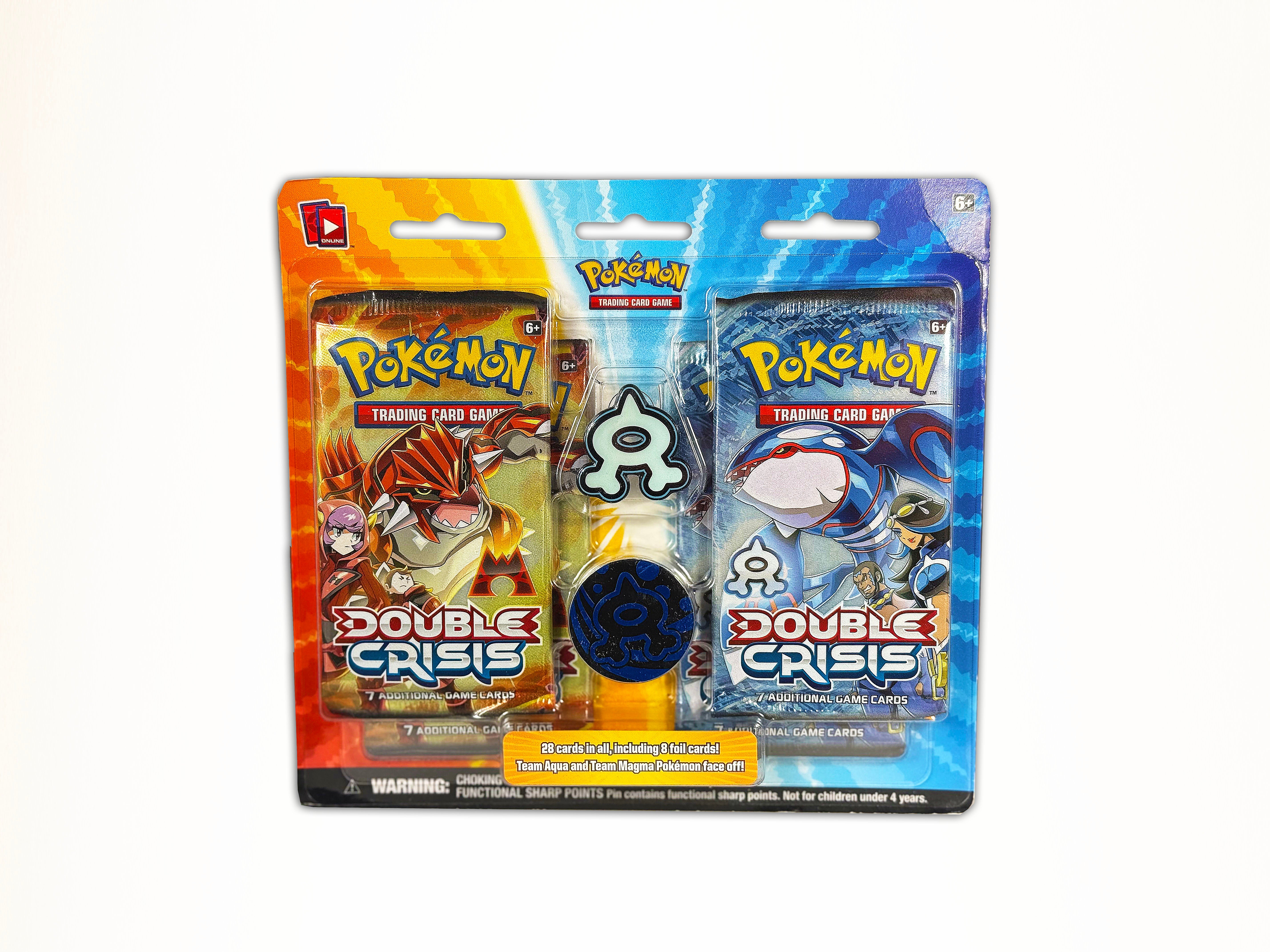 Double Crisis Team Magma & Team Aqua 4 Pack Blister