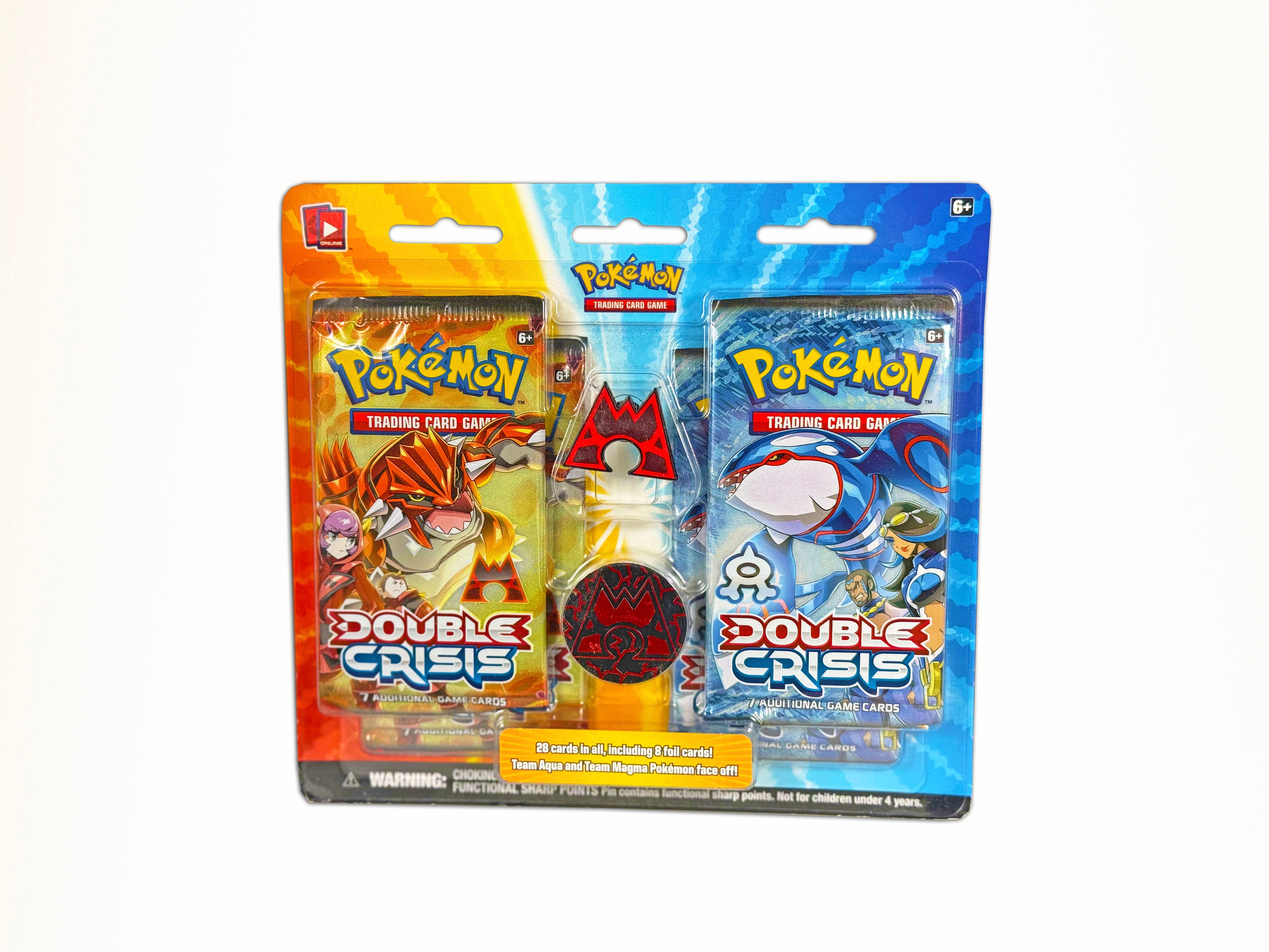 Double Crisis Team Magma & Team Aqua 4 Pack Blister