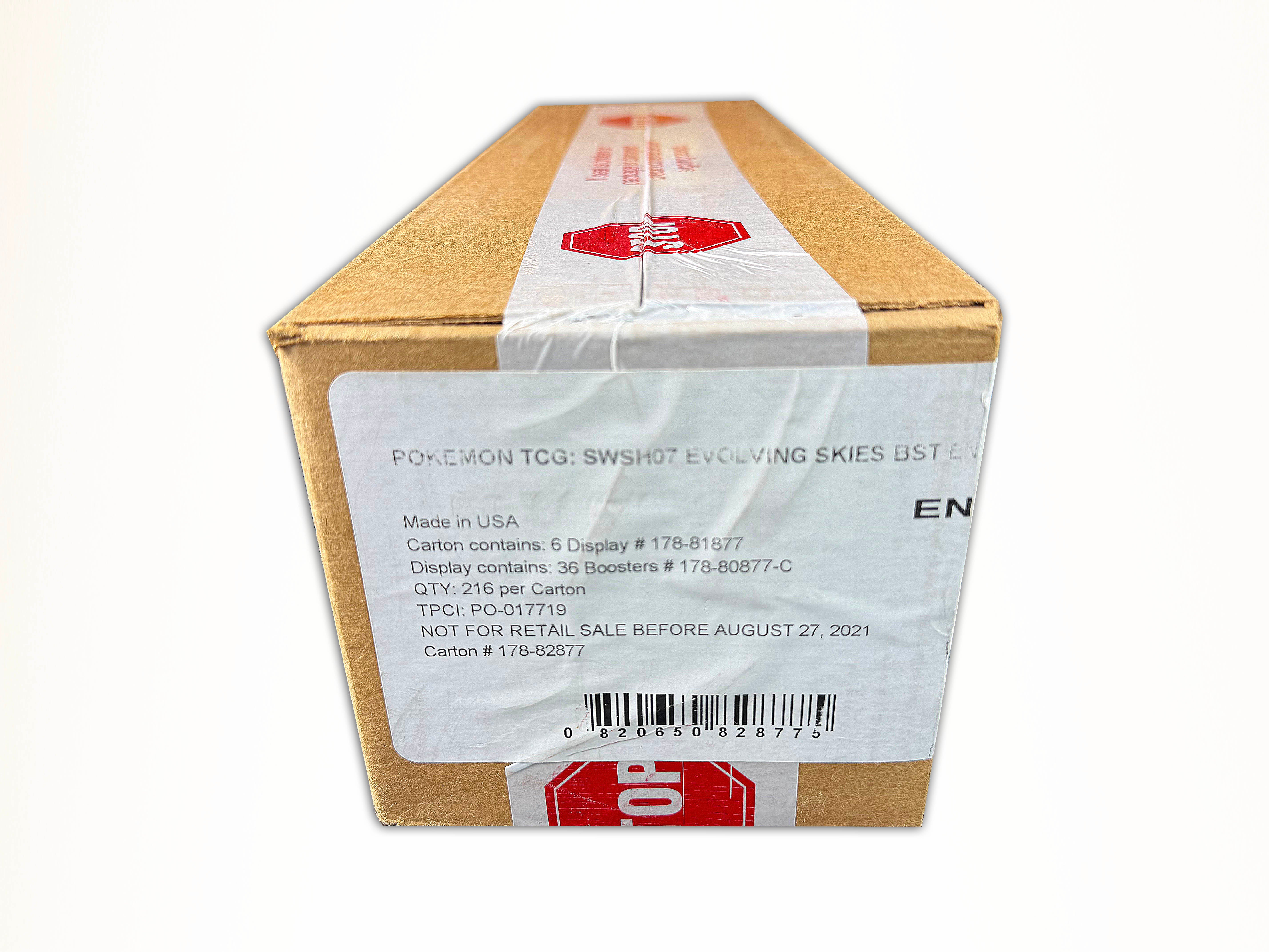 1st Print Evolving Skies Booster Box Case