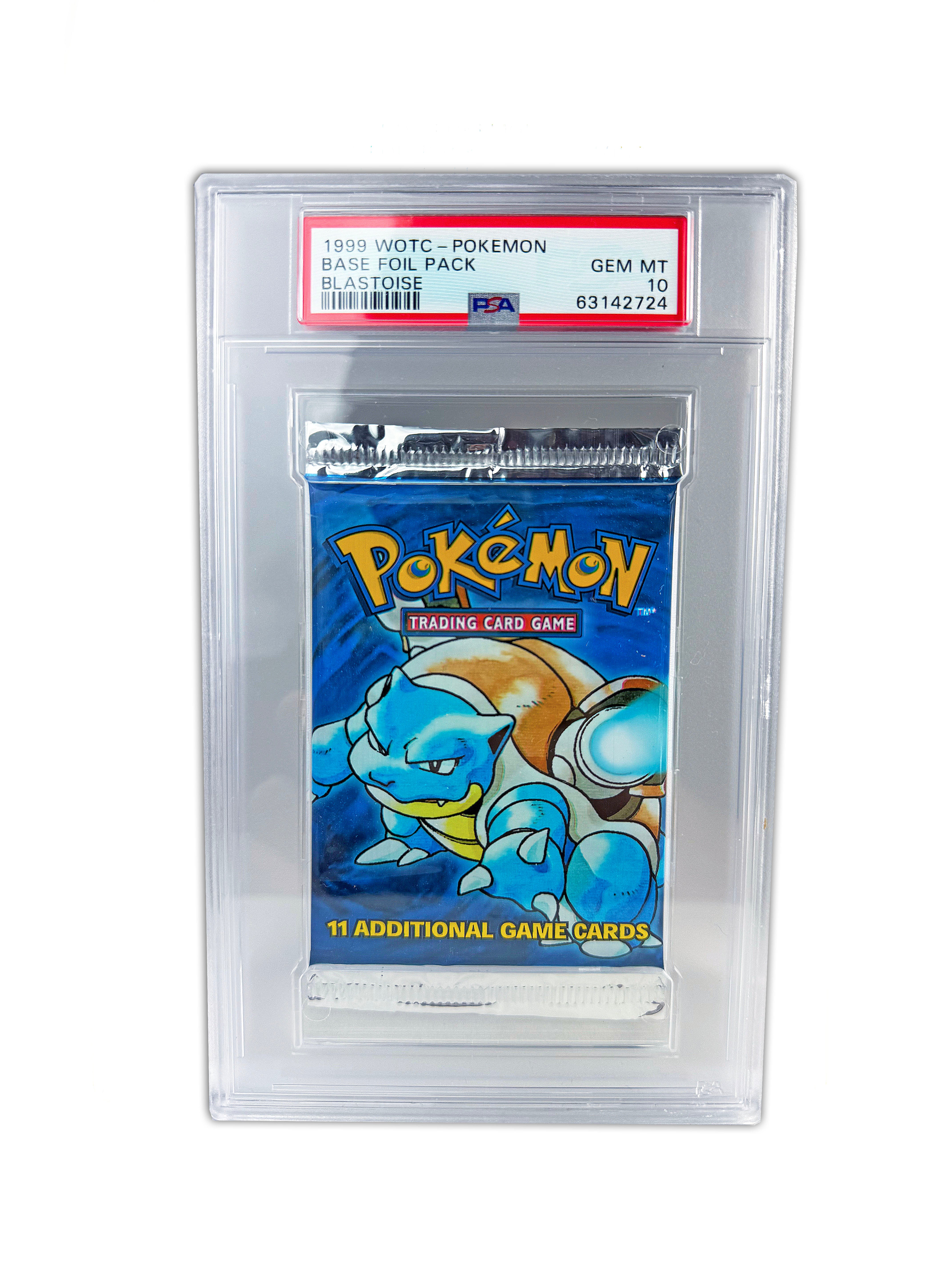 PSA 10 Blastoise Base 1999 Pack