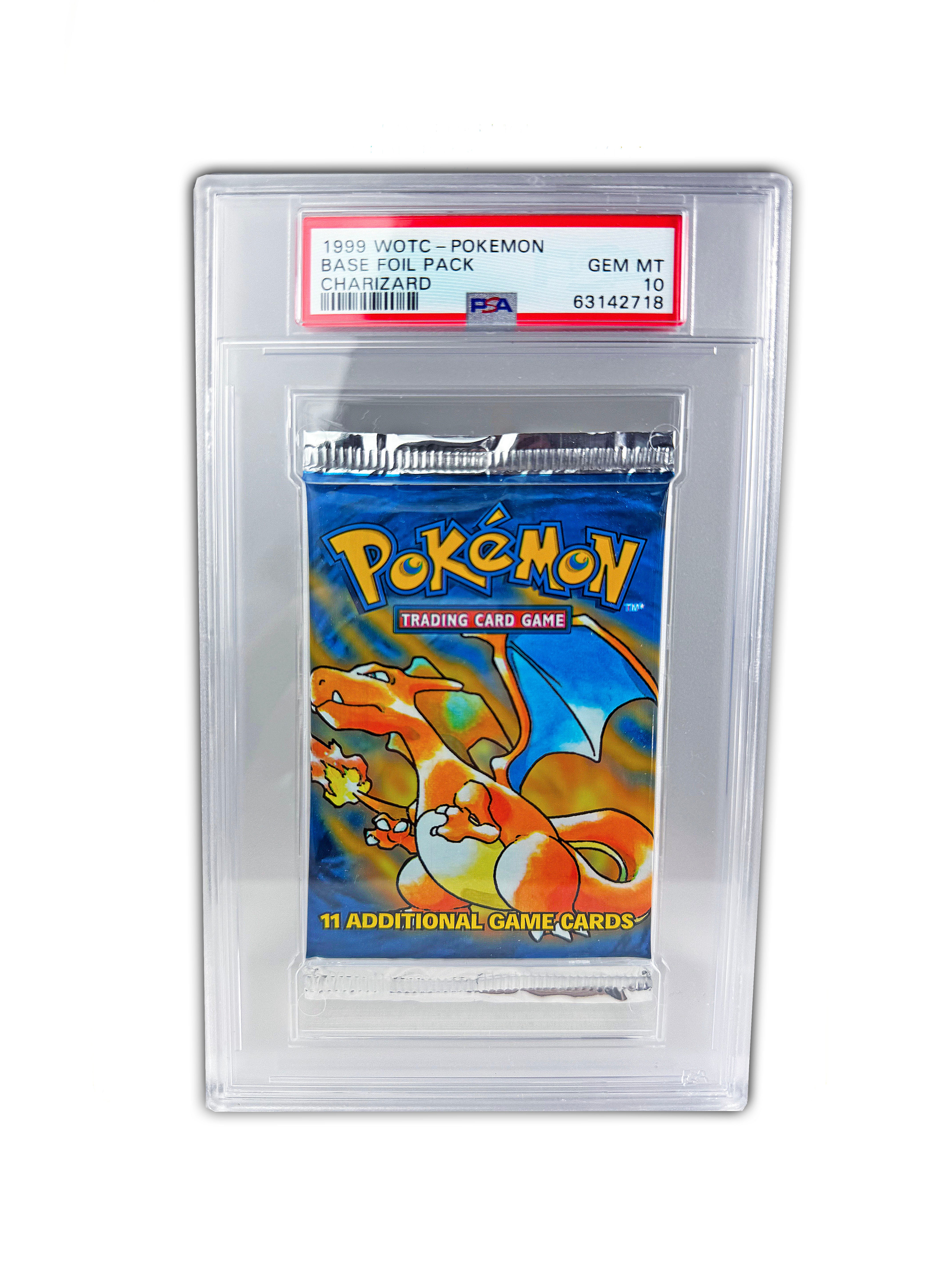 PSA 10 Charizard 1999 Base Pack