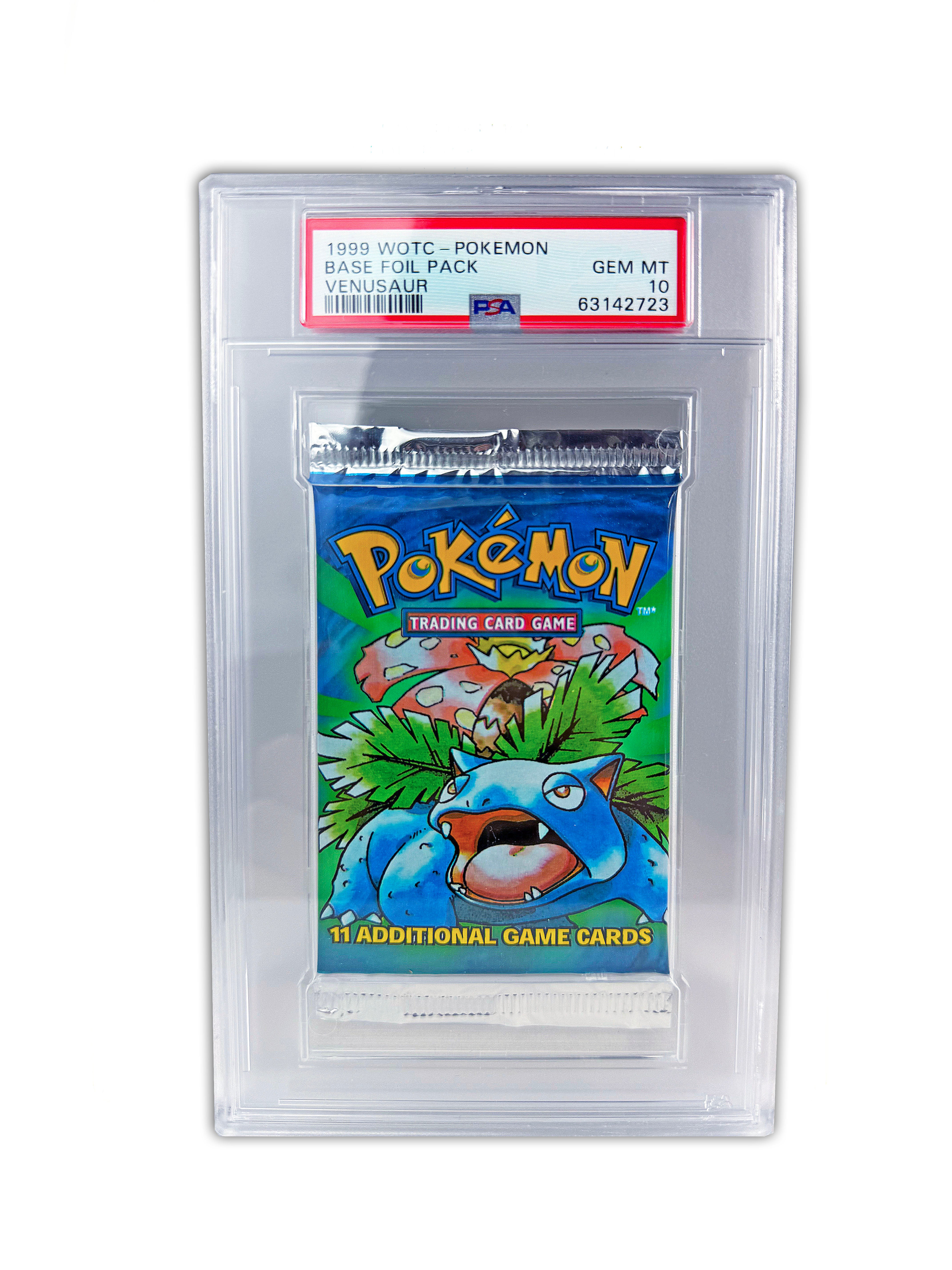 PSA 10 Venusaur Base 1999 Pack