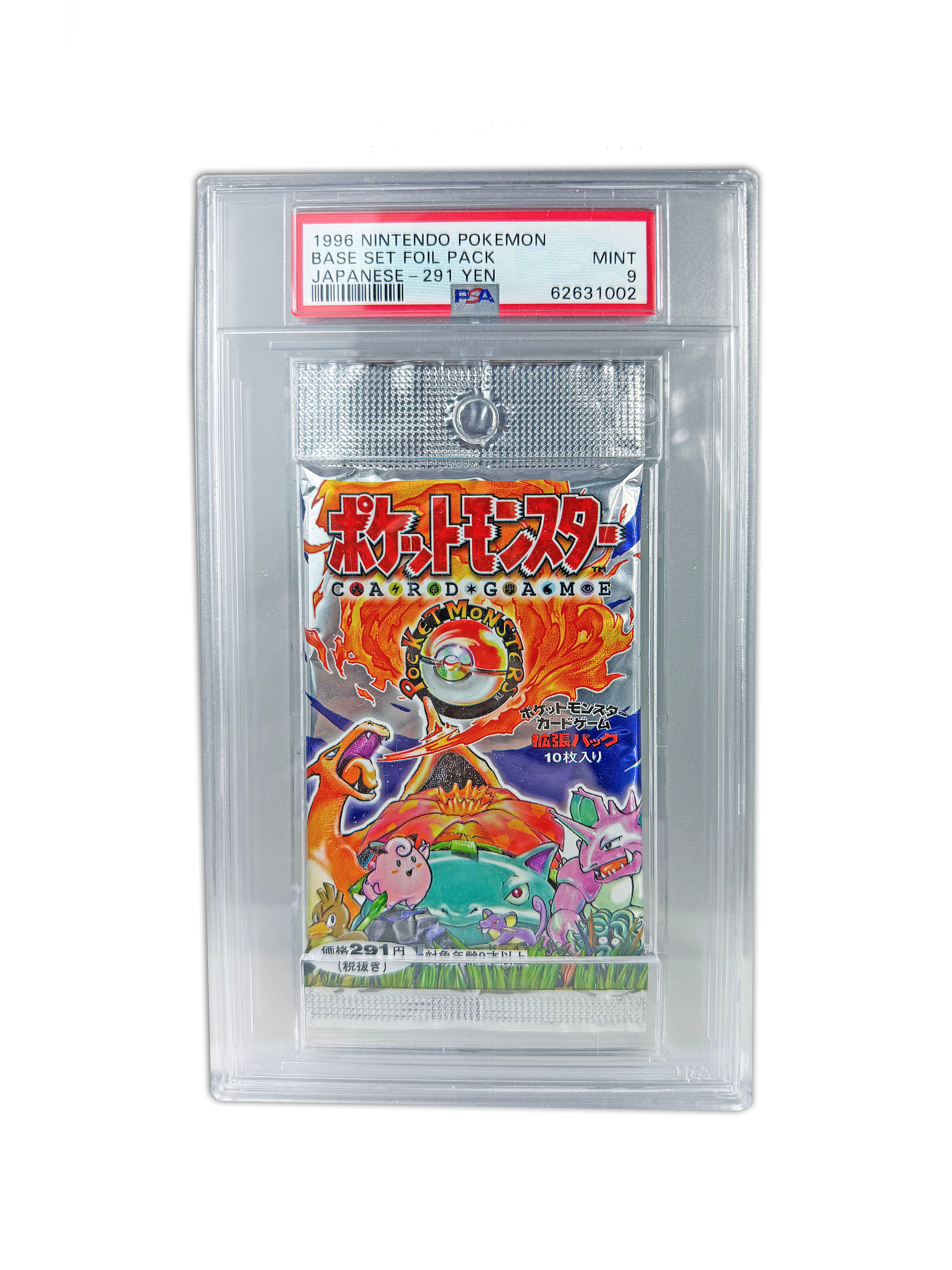 PSA 9 1996 Japanese Base Pack – The Pokécave