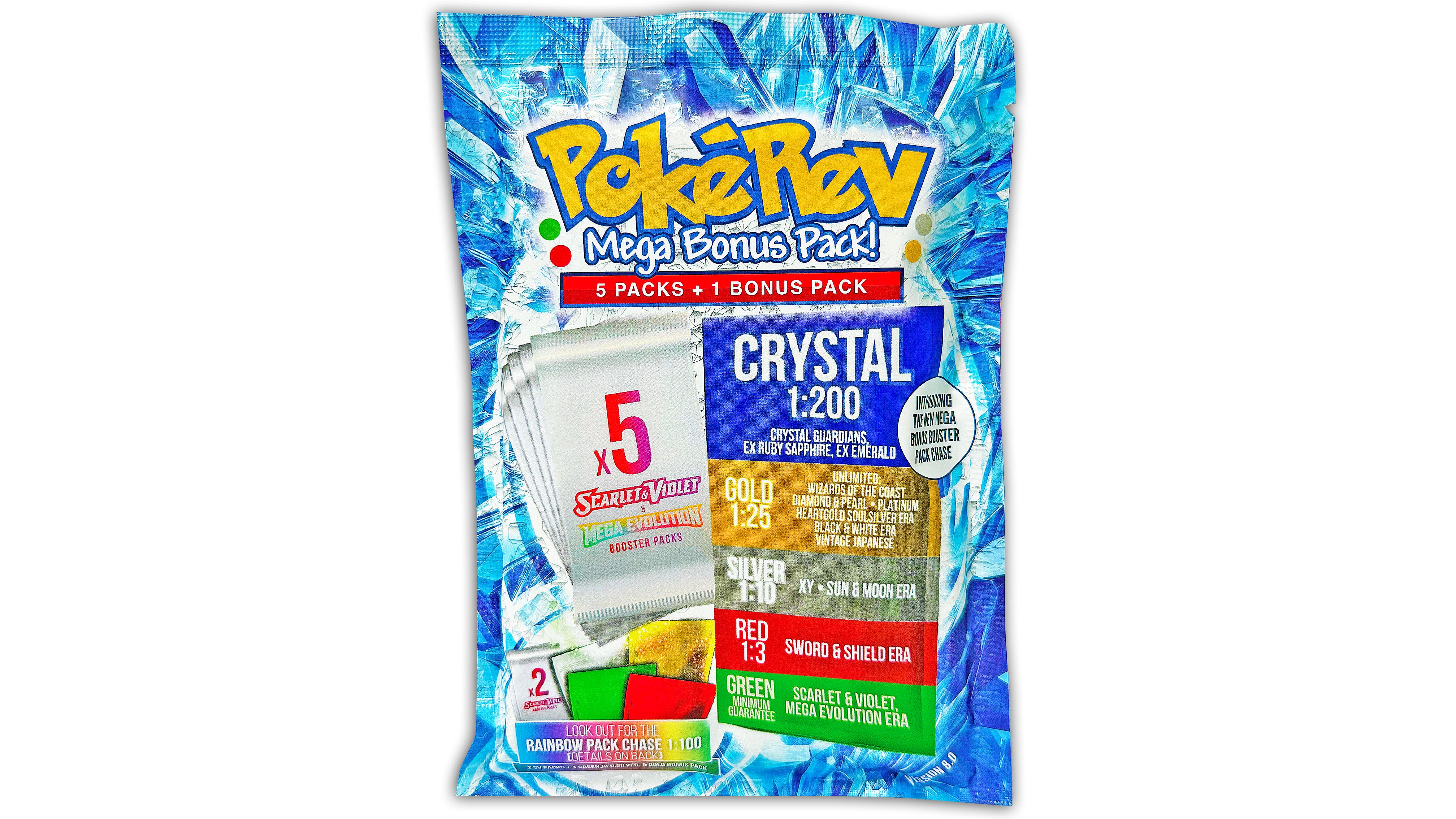 where to find pokemon card packs PokeRev Crystal Pack 8.0 – The Pokécave