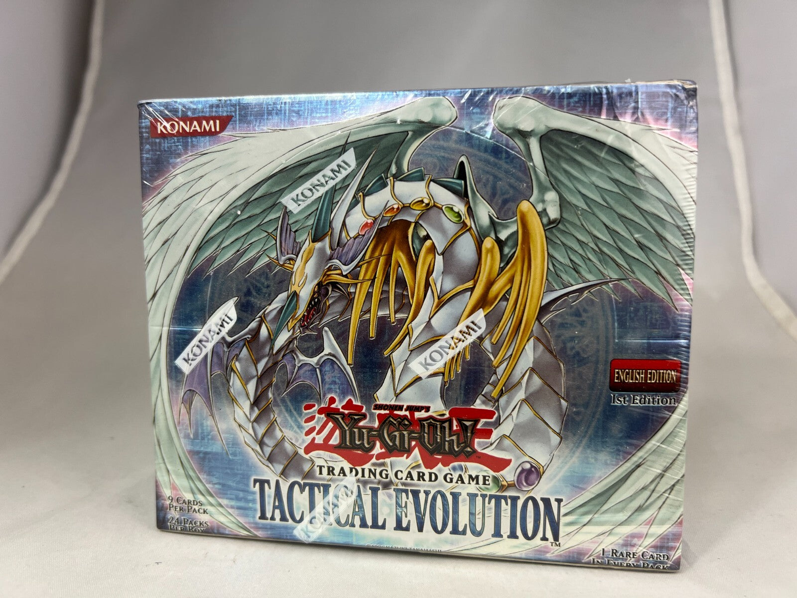 Yugioh 1st Edition Tactical Evolution Booster Box Sealed 24 Packs Mint