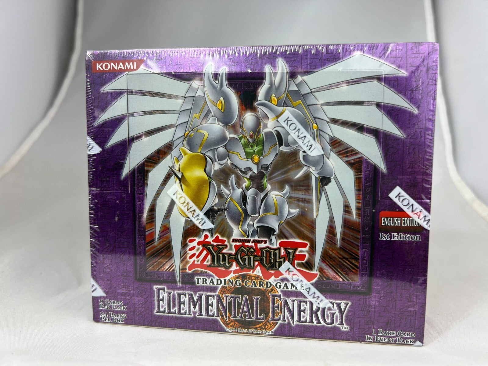 Yugioh 1st Edition Elemental Energy Booster Box Sealed 24 Packs Mint
