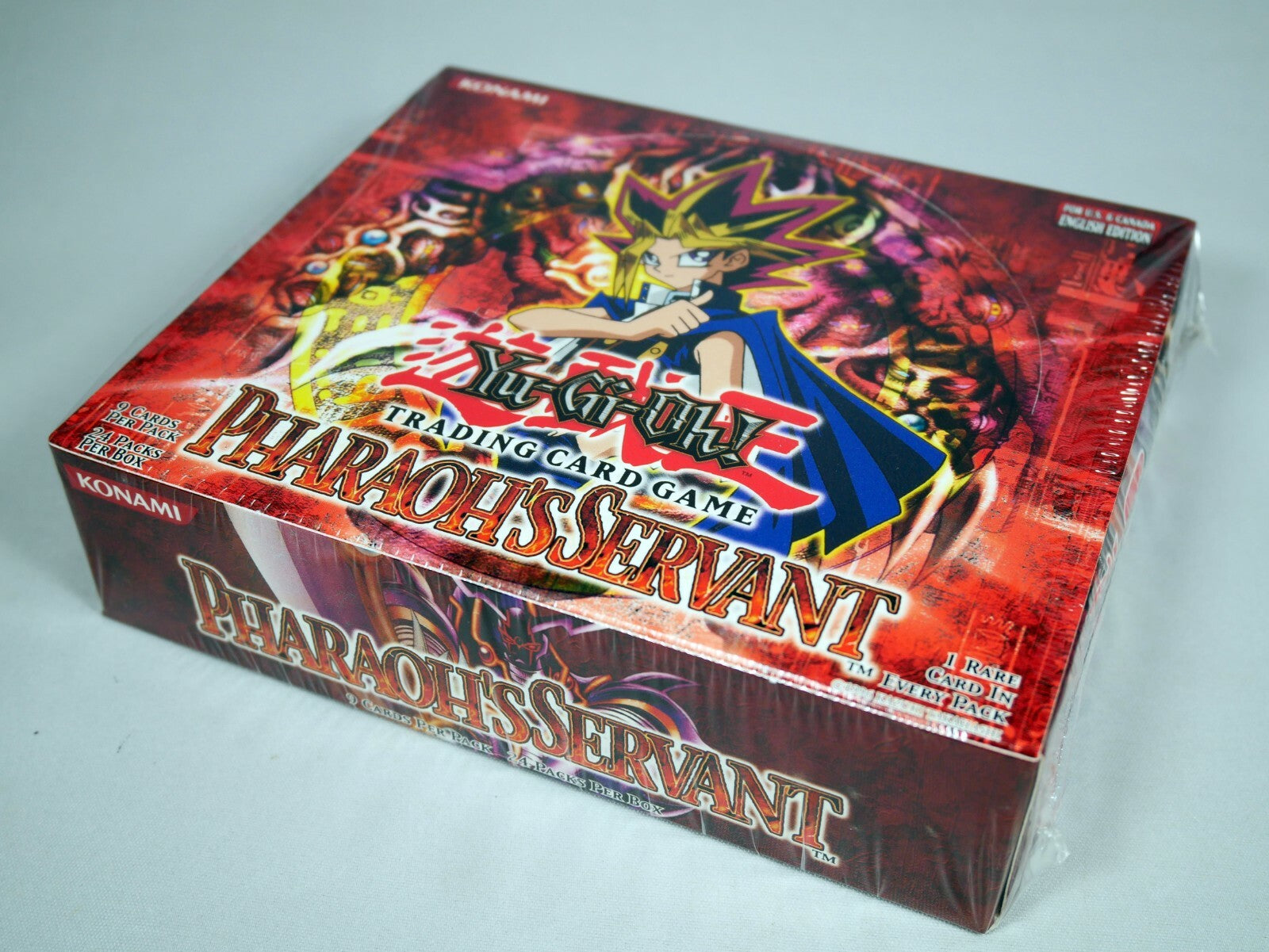 Yugioh Pharaoh's Servant Booster Box PSV Unlimited Sealed 24 Packs Mint