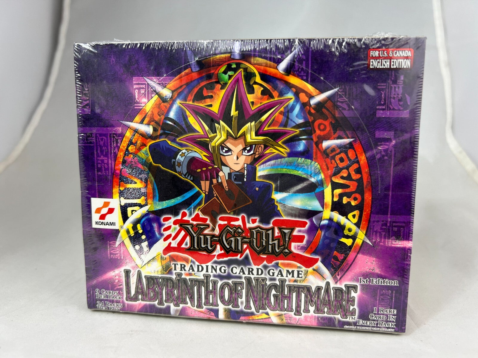 Yugioh 1st Edition Labyrinth of Nightmare Booster Box Sealed 24 Packs