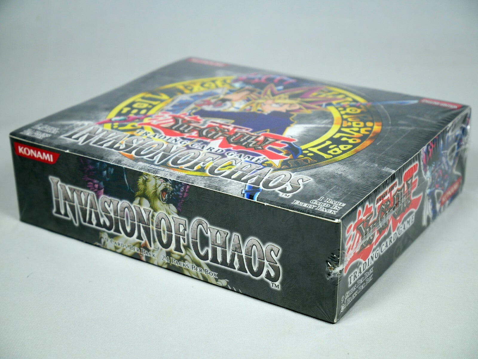 Yugioh Invasion of Chaos Booster Box IOC Unlimited Sealed 24 Packs Mint