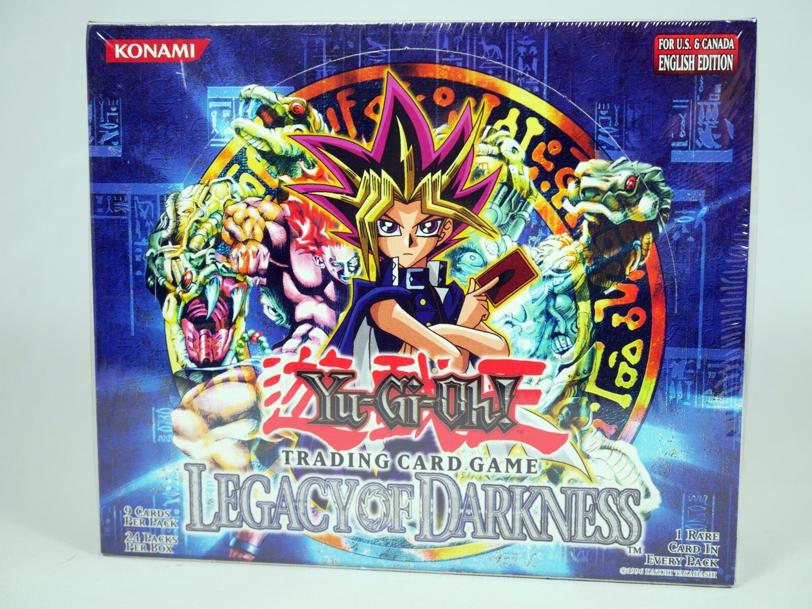 Yugioh Legacy of Darkness Booster Box LOD Unlimited Sealed 24 Packs Mint