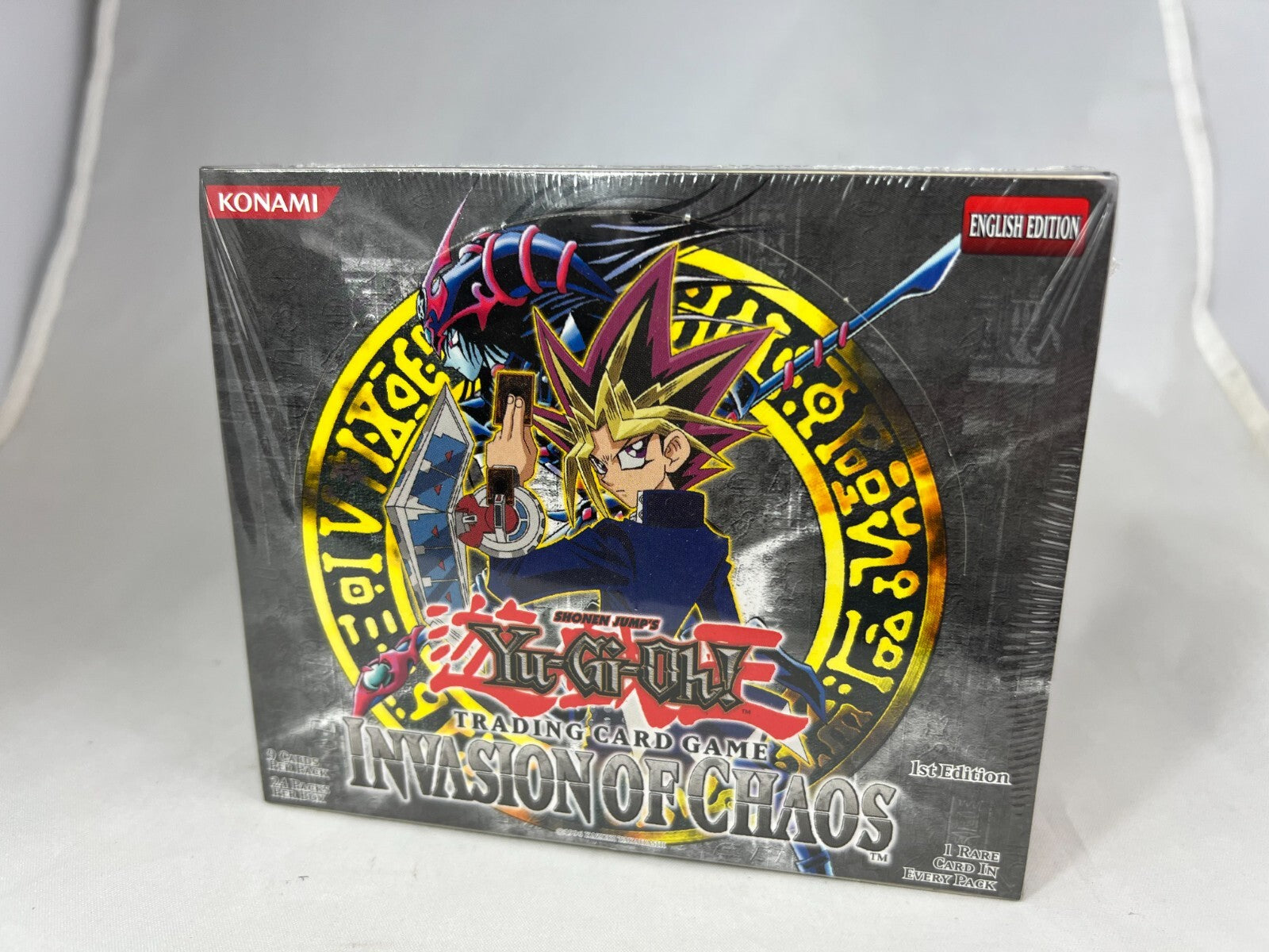 Yugioh 1st Edition Invasion of Chaos Booster Box Sealed 24 Packs