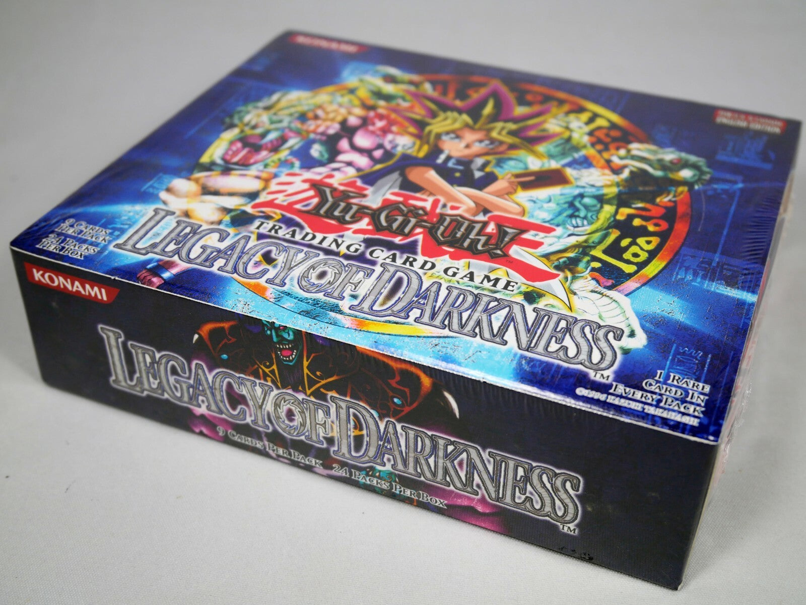 Yugioh Legacy of Darkness Booster Box LOD Unlimited Sealed 24 Packs Mint