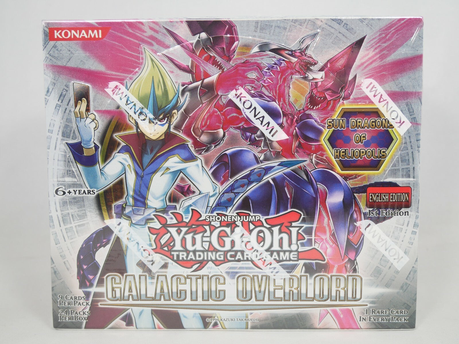 1st Edition Yugioh Galactic Overlord Booster Box Sealed 24 Packs Mint