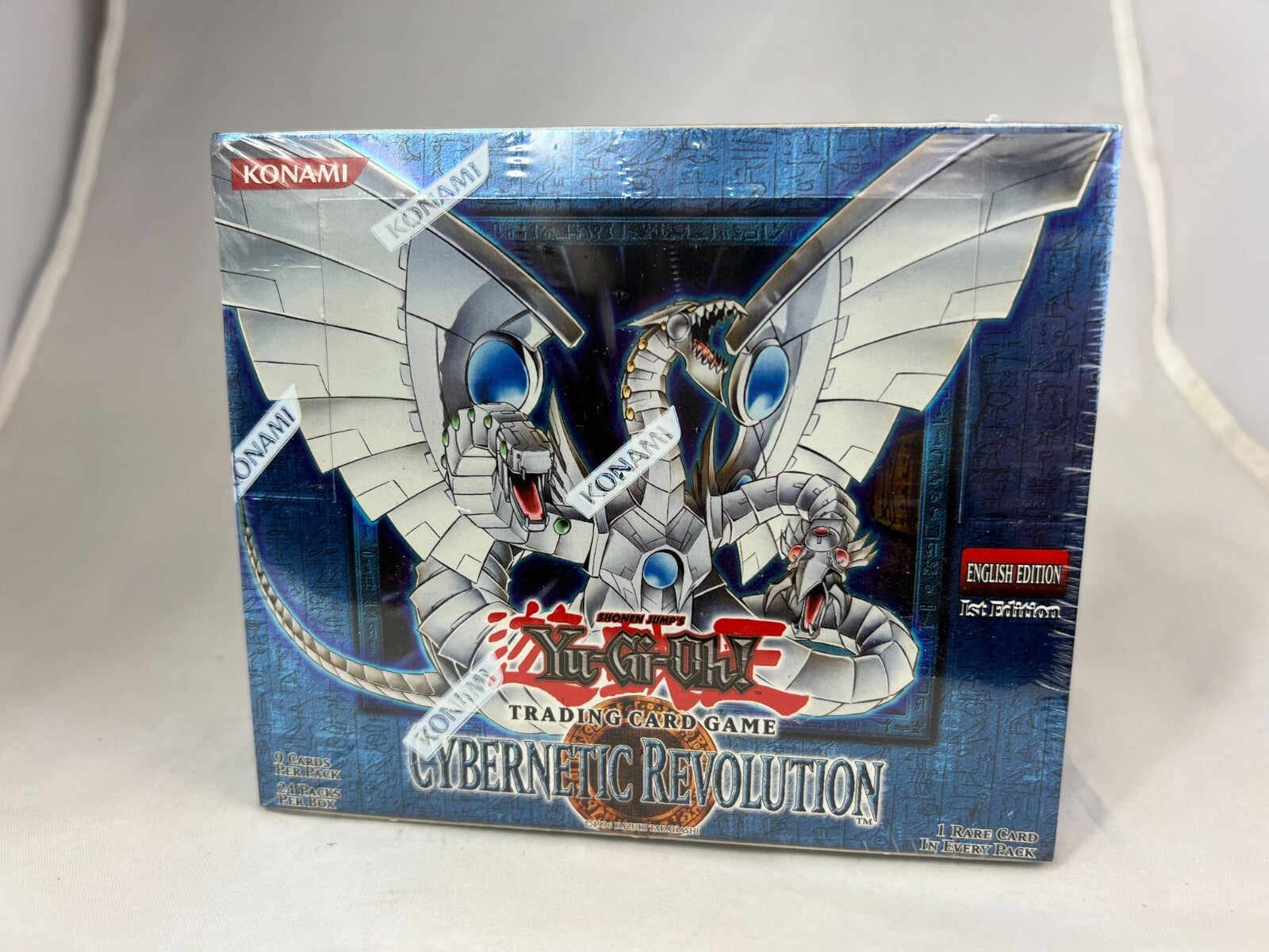 Yugioh 1st Edition Cybernetic Revolution Booster Box Sealed 24 Packs Mint