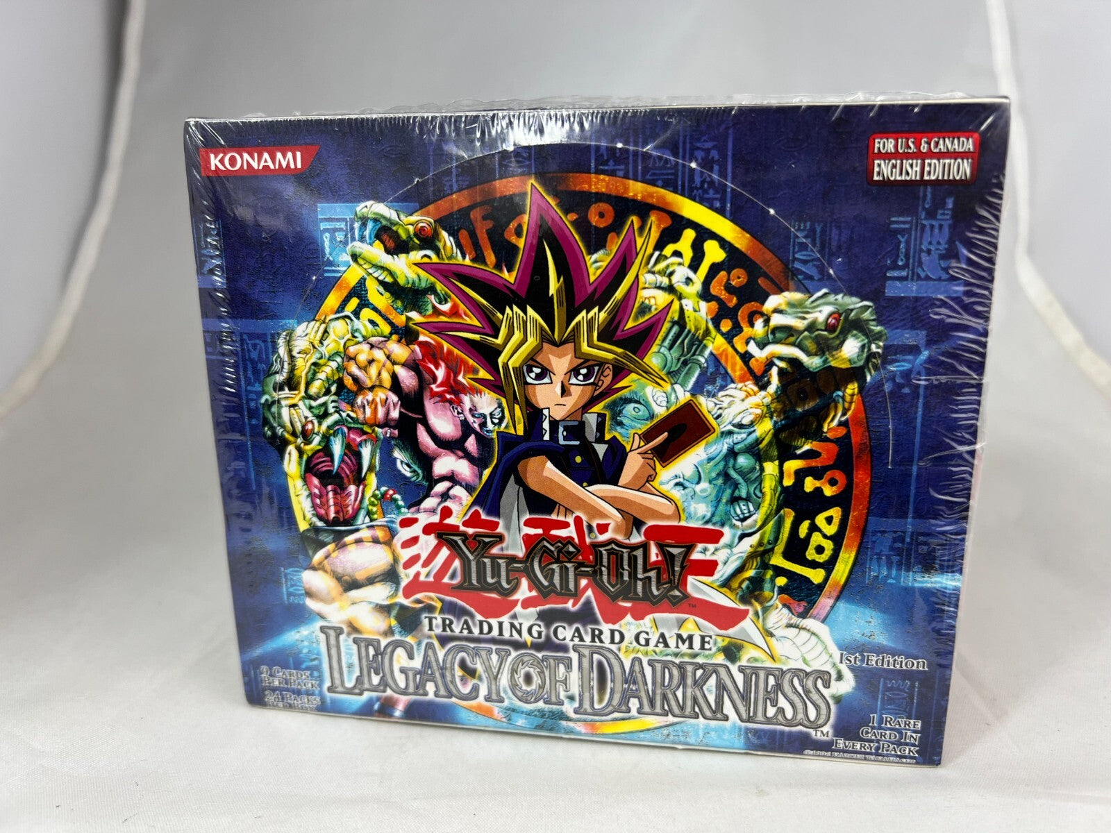Yugioh 1st Edition Legacy of Darkness Booster Box Sealed 24 Packs
