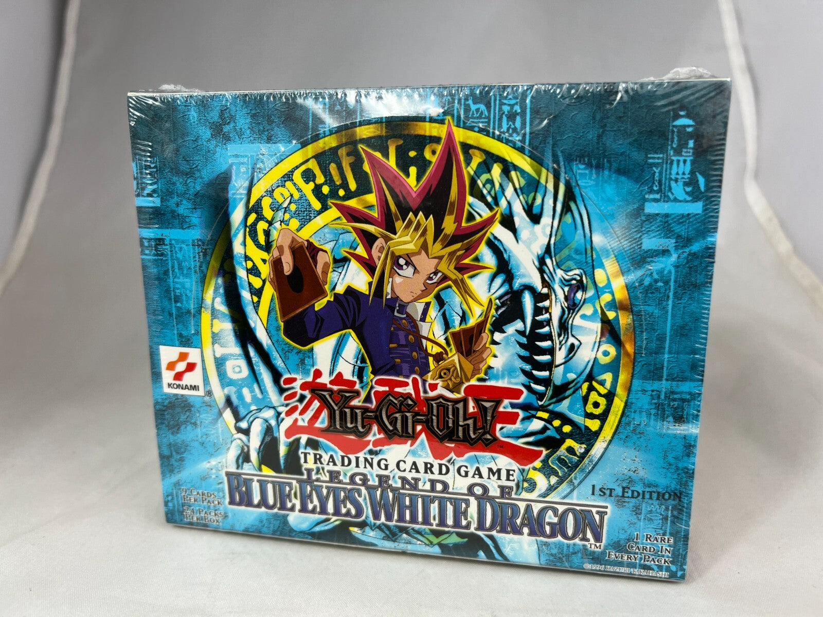 Yugioh 1st Edition Legend of Blue Eyes White Dragon Booster Box Sealed 24 Packs