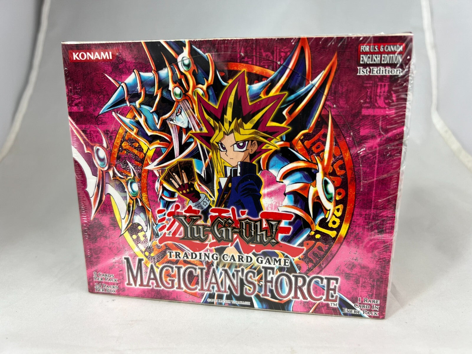 Yugioh 1st Edition Magician's Force Booster Box Sealed 24 Packs