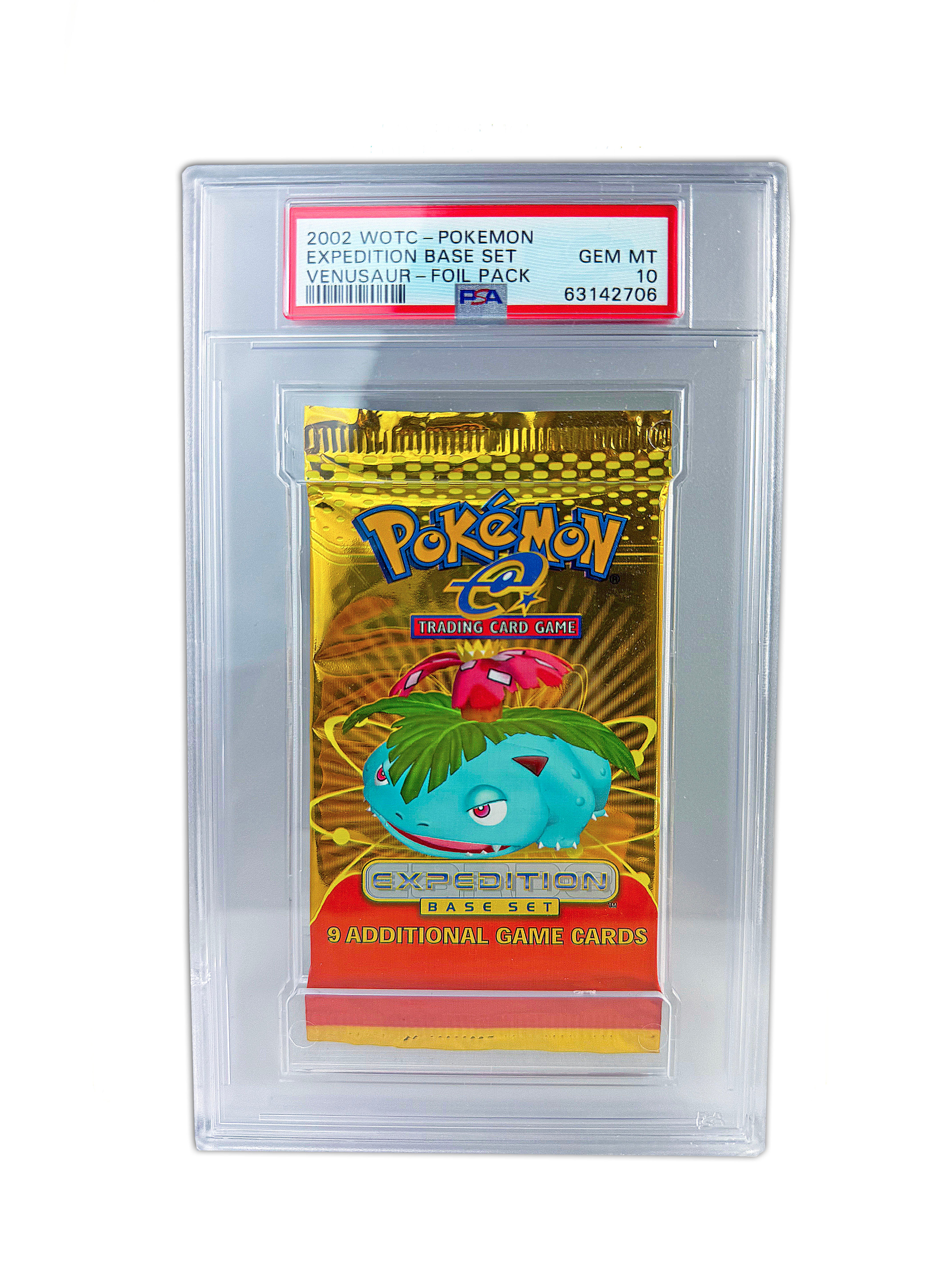 PSA 10 Venusaur 2002 Expedition Pack