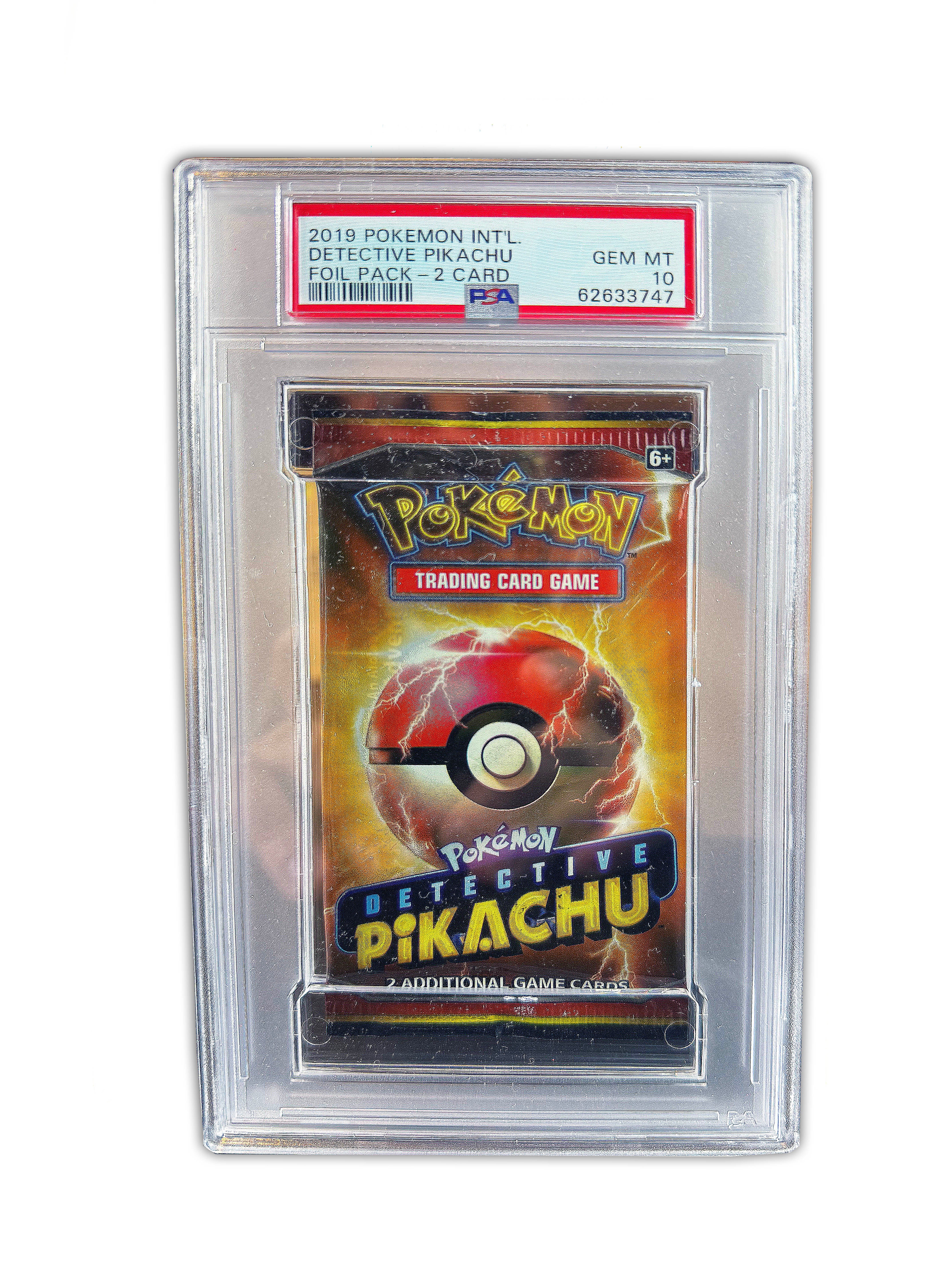 PSA Detective Pikachu Booster Pack
