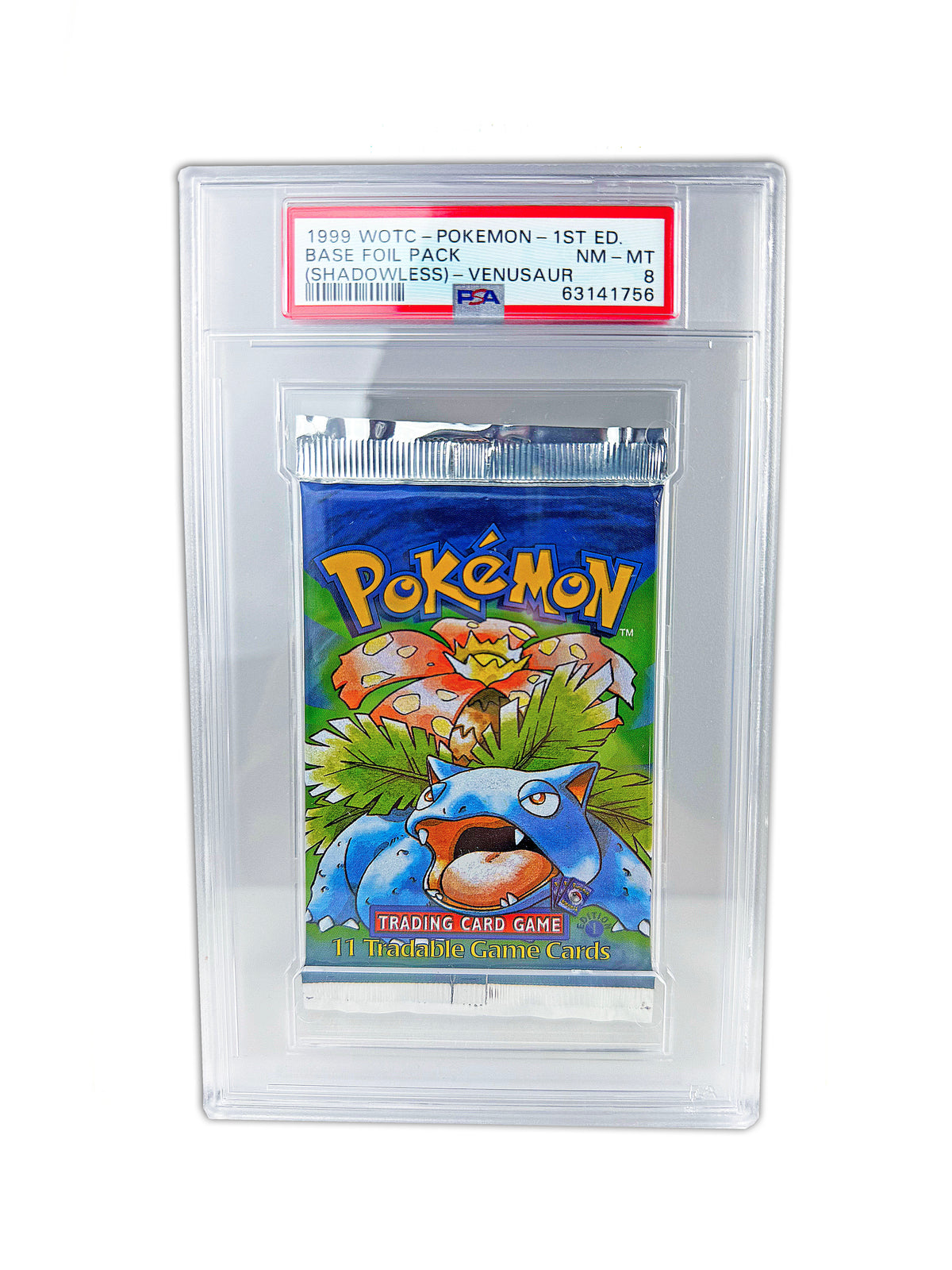 1st edition base set shadowless booster box PSA 8 1999 Venusaur Pack – The Pokécave Size:Large (25×21 cm / 9×8″) Rare Ash-Greninja EX giant Set 1: The First Chapter