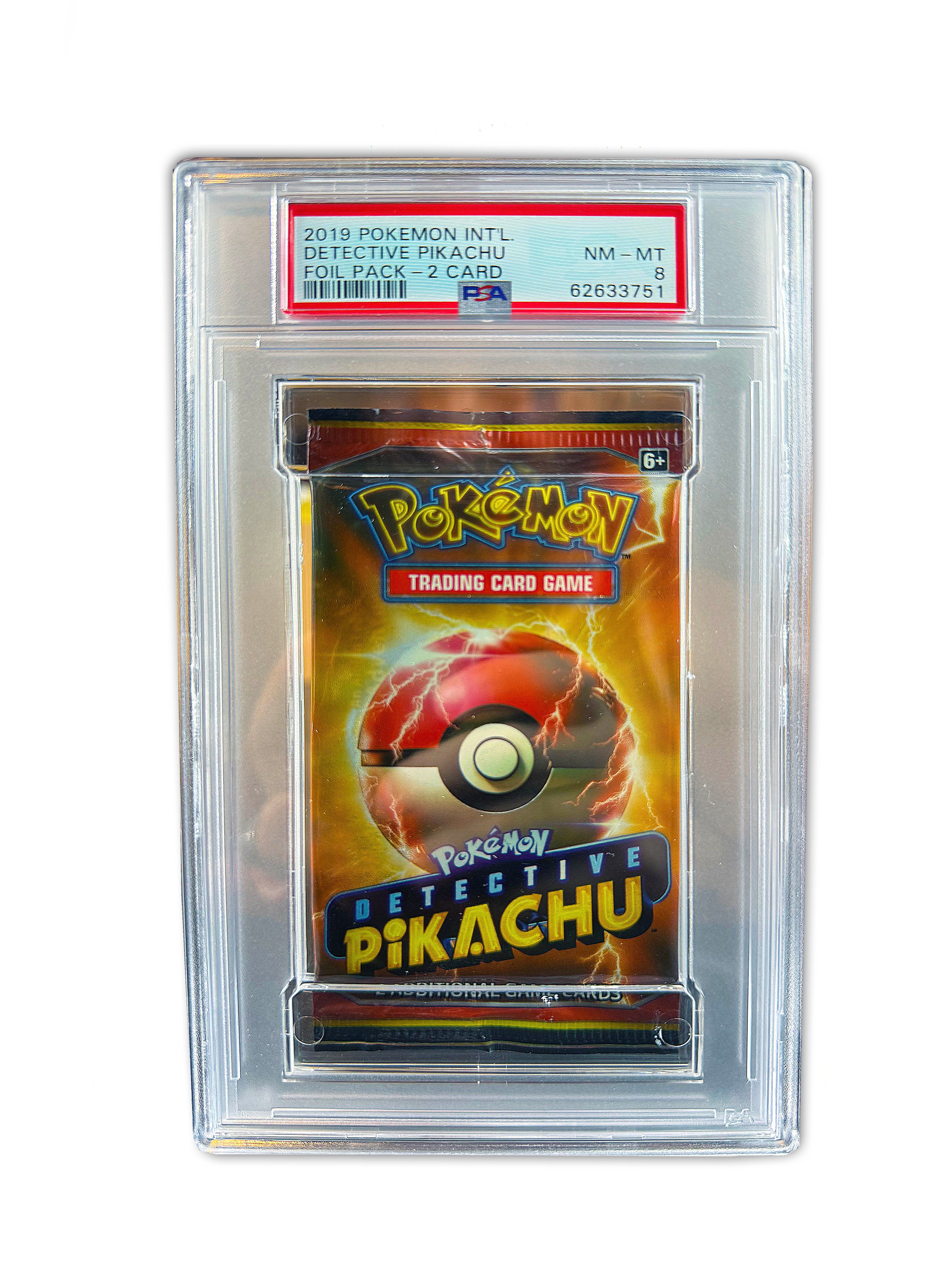 ピカチュウ　クイックスターター psa8 PSA Detective Pikachu Booster Pack – The Pokécave
