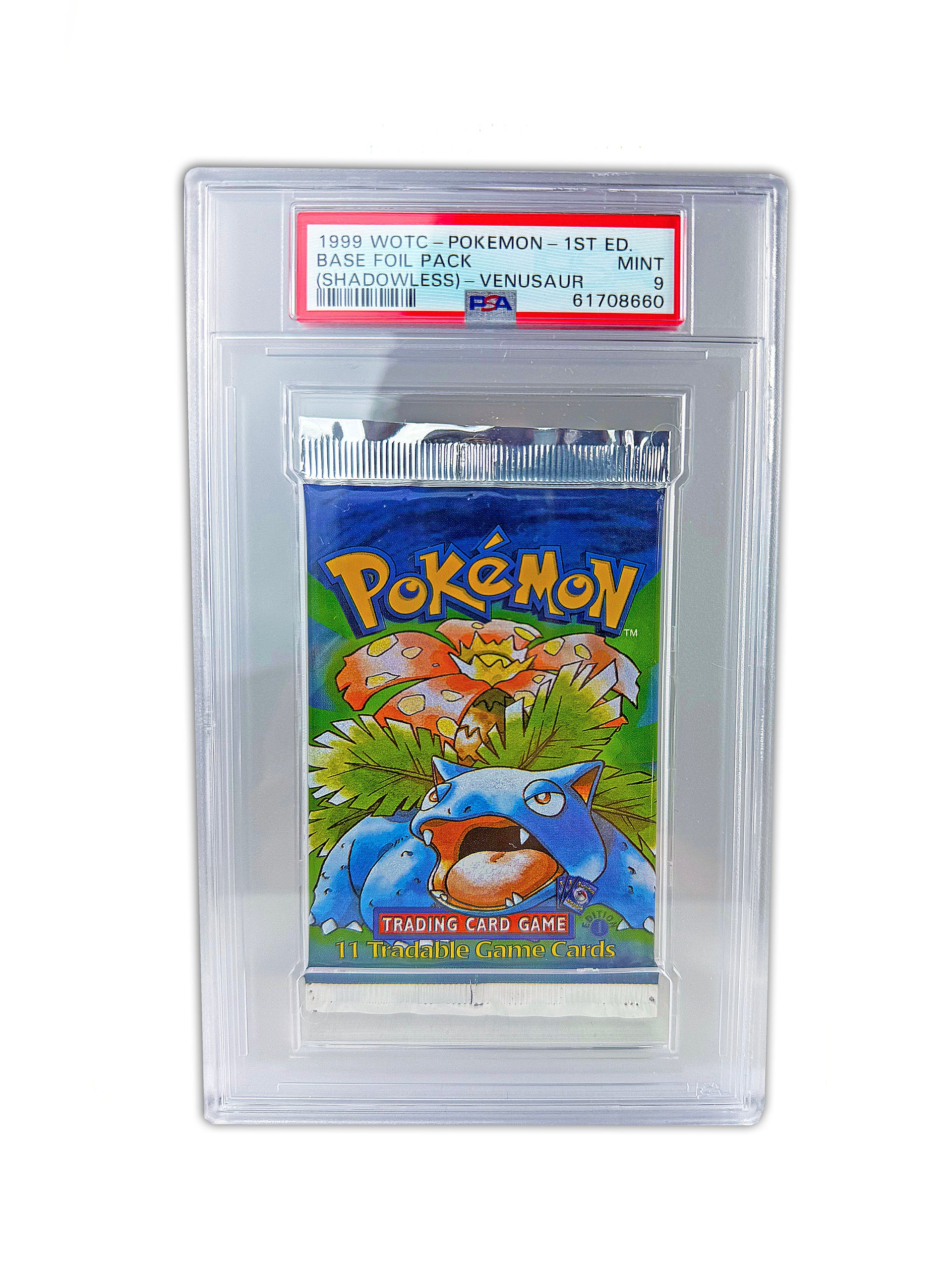 PSA 9 1999 1st Edition Shadowless Base Venusaur Pack The Pokcave PSA 9 1999 1st Edition Shadowless Base Venusaur Pack The Pokcave