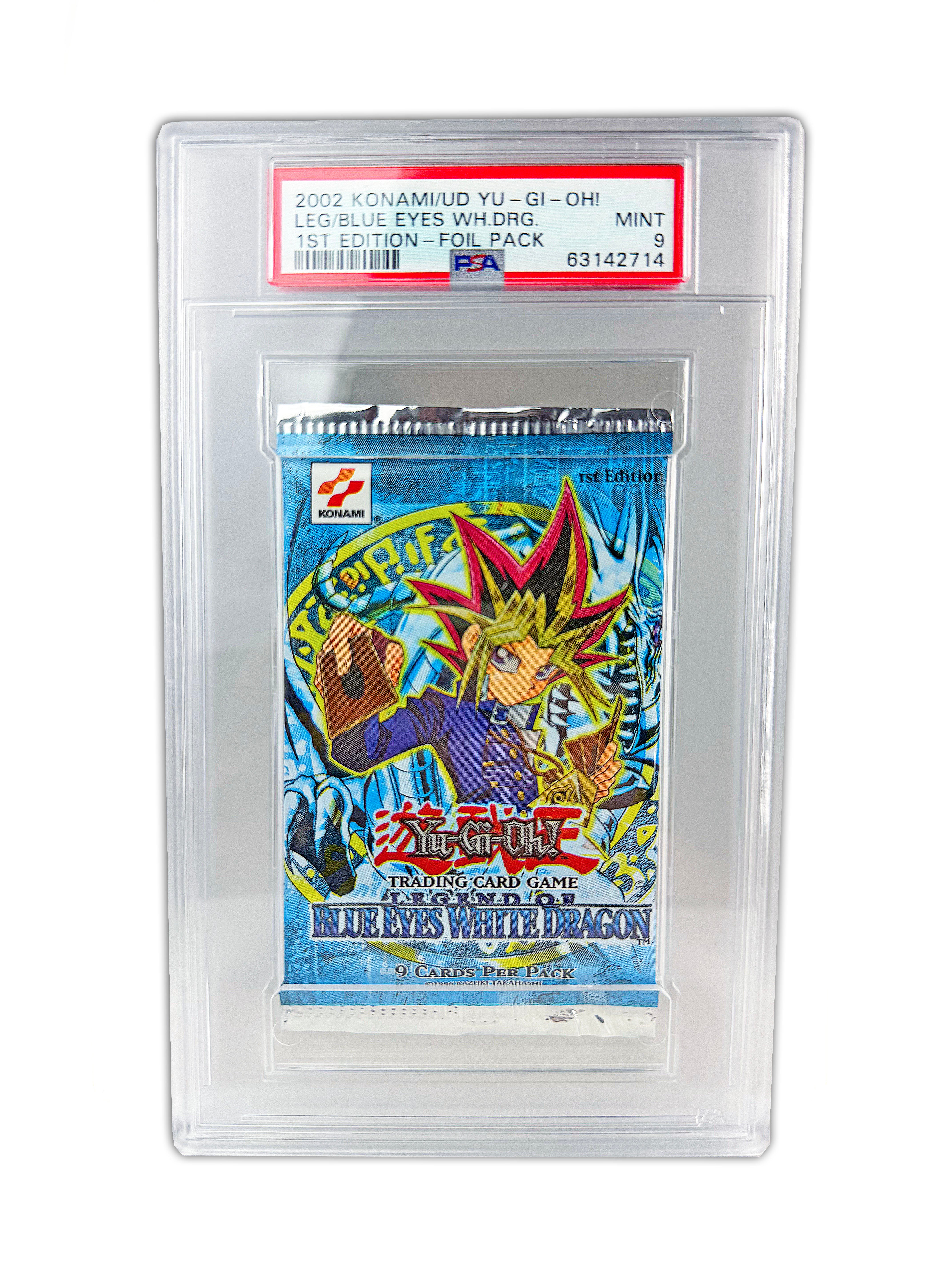 PSA 9 2002 1st Edition Blue Eyes White Dragon Pack
