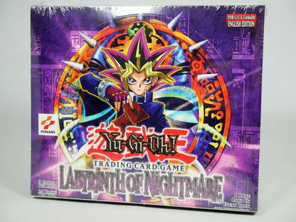 Yugioh Labyrinth Of Nightmare Booster Box LON Unlimited Sealed 24 Packs Mint