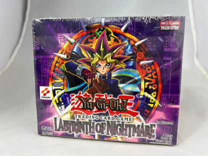 Yugioh 1st Edition Labyrinth of Nightmare Booster Box Sealed 24 Packs
