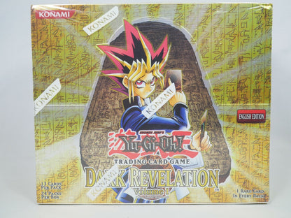 Yugioh Dark Revelation Volume 1 Booster Box Unlimited Sealed 24 Packs Mint