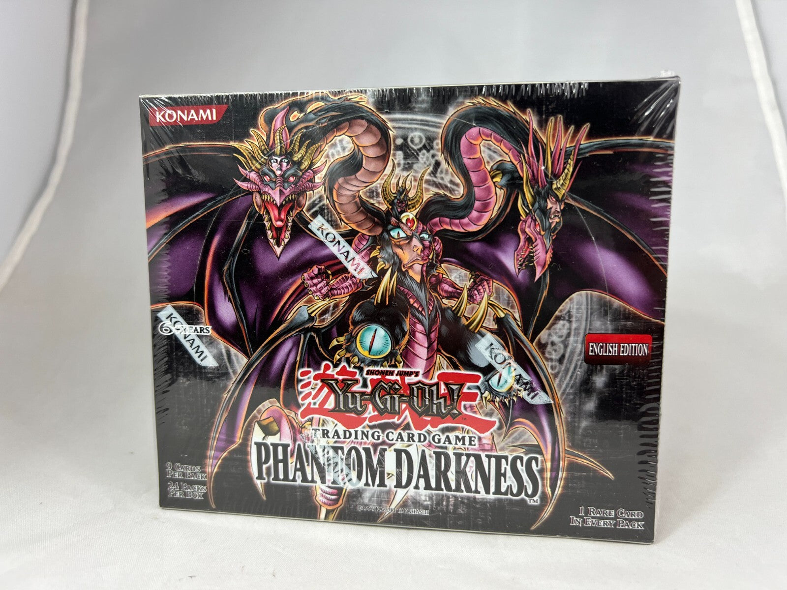 Yugioh Phantom Darkness Booster Box Unlimited Sealed 24 Packs Mint