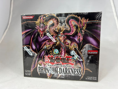 Yugioh Phantom Darkness Booster Box Unlimited Sealed 24 Packs Mint