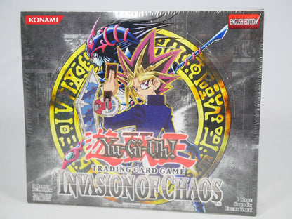 Yugioh Invasion of Chaos Booster Box IOC Unlimited Sealed 24 Packs Mint